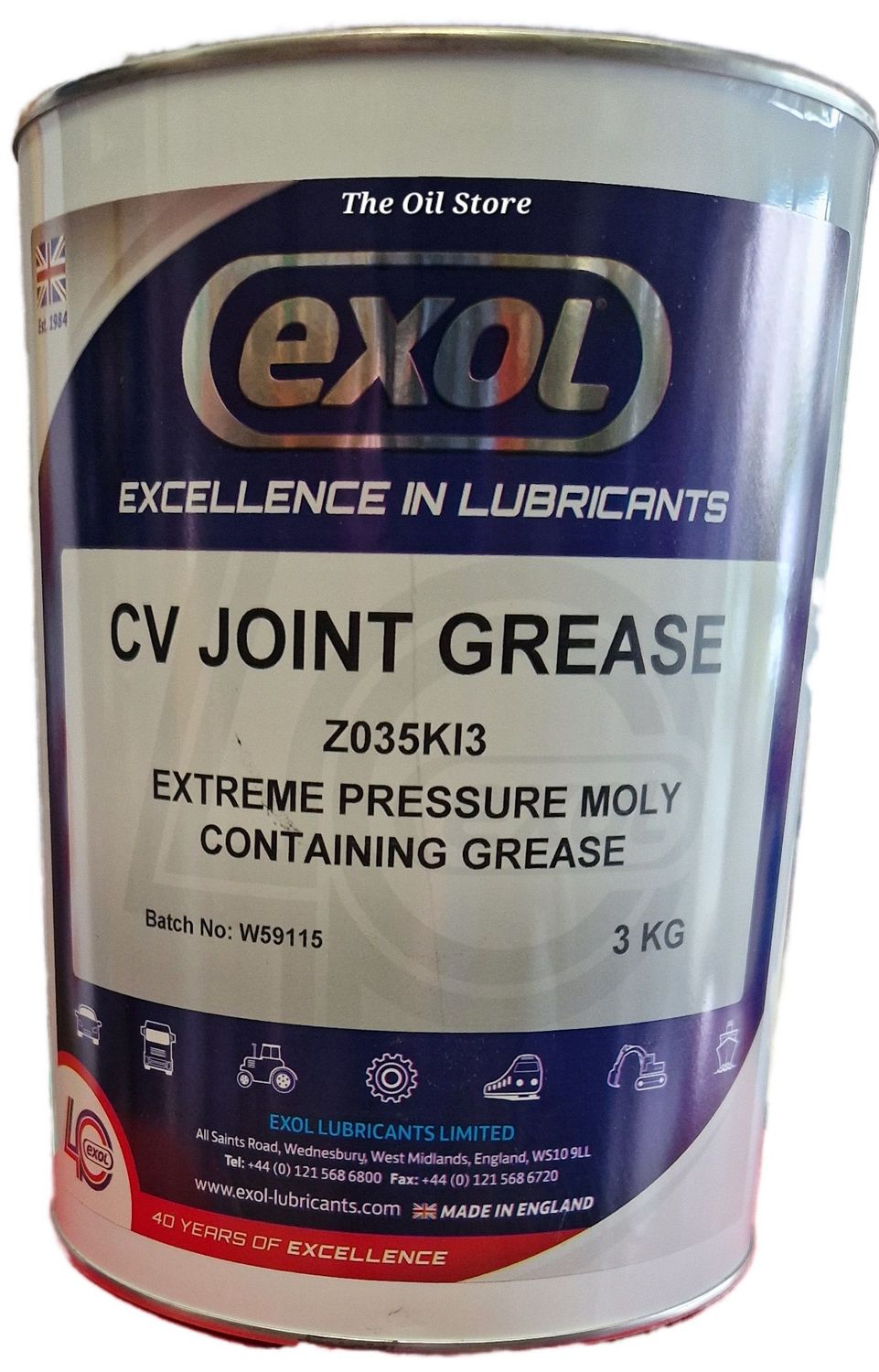 Exol CV Joint Grease