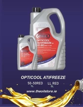 Exol Opticool Antifreeze Pro Red, Select Pack Size & Qty: 1lt