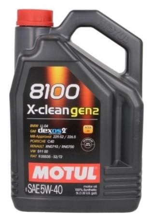 Motul 8100 X-Clean Gen2 5w40
