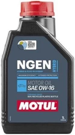 Motul Ngen 0w16 Engine Oil Hybrid , Select Pack Size % Qty: 1lt pack