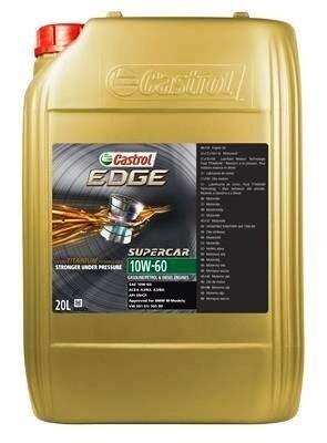 Castrol Edge Supercar 10w60 Engine Oil, Select Pack Size & Qty: 20lt