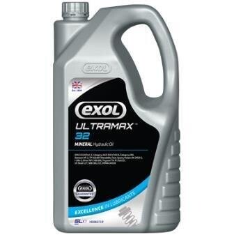 Exol Ultramax Hydraulic Oil-32, Select Pack Size & Qty: 5lt