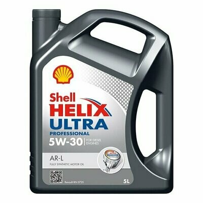Shell Helix Ultra ARL Professional 5w30 Motor Oil Renault Shell Helix Ultra ARL Professional 5w30 Motor Oil Renault