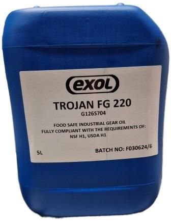Exol Trojan Food Grade Gear Oil 220