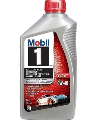 Mobil 1 C40 GT 0w40 Porsche 0w40 Engine Oil