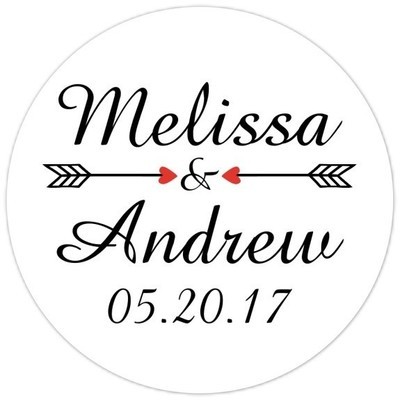 Script and Arrow Bridal Stickers Bridal Shower or Wedding Stickers Script and Arrow Bridal Stickers Bridal Shower or Wedding Stickers