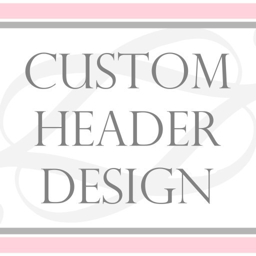 Custom WEBSITE/ETSY/FACEBOOK Header