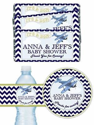 Custom Aviation Baby Shower Party Pack