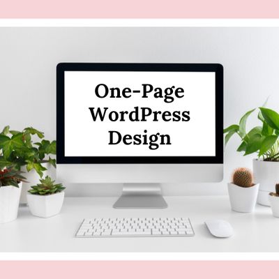 One-Page WordPress Design