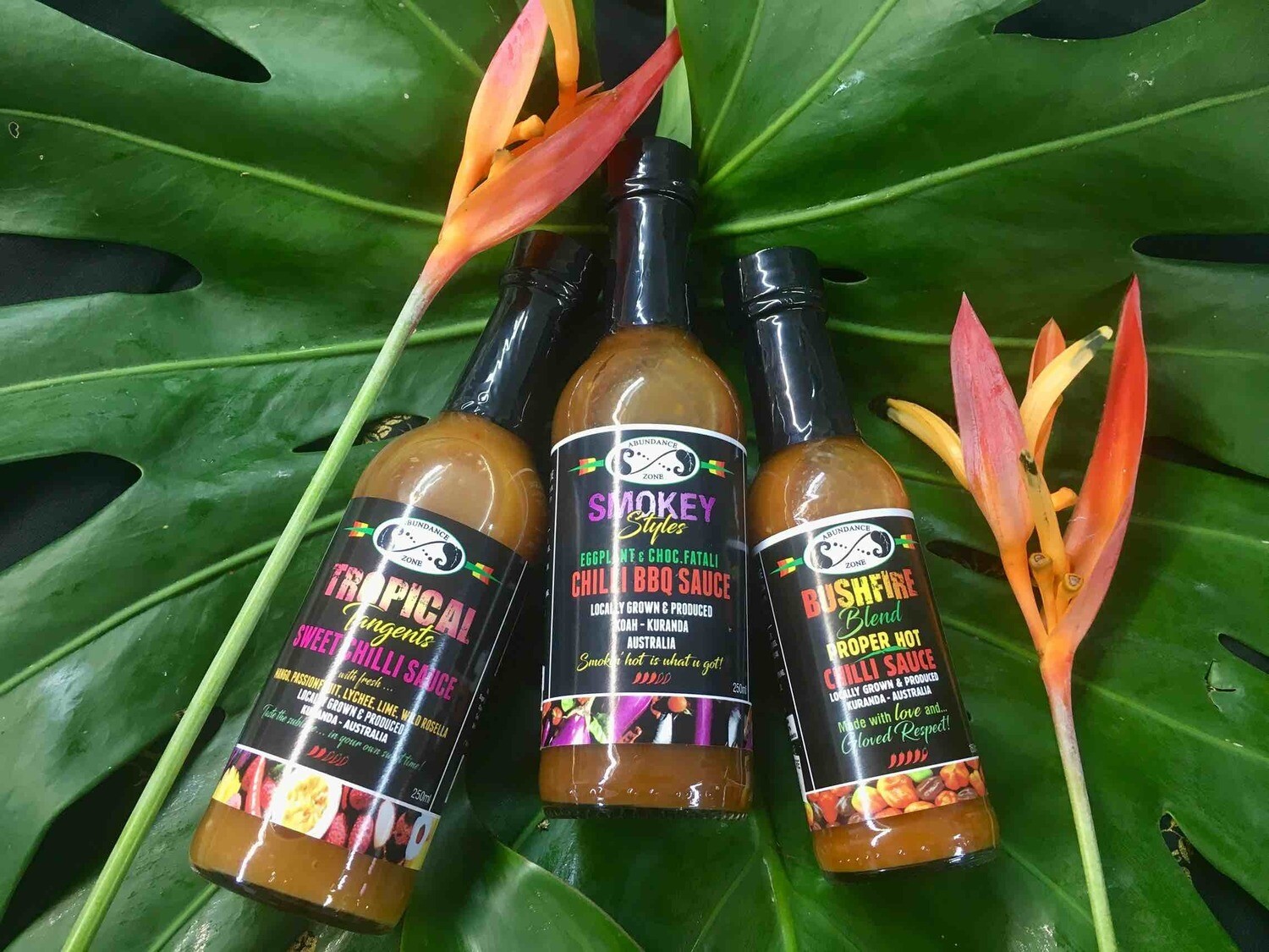 COMBO PACK 1-  1 x Bushfire Blend 150ml + 1 x Smokey Styles 250ml + 1 x Tropical Tangents 250ml.