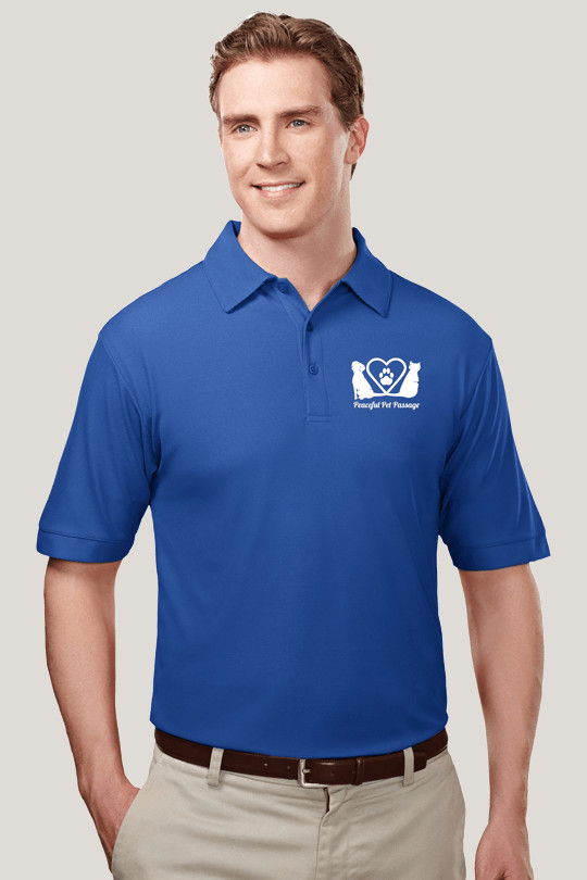 Peaceful Pet Passage Short Sleeve Polo