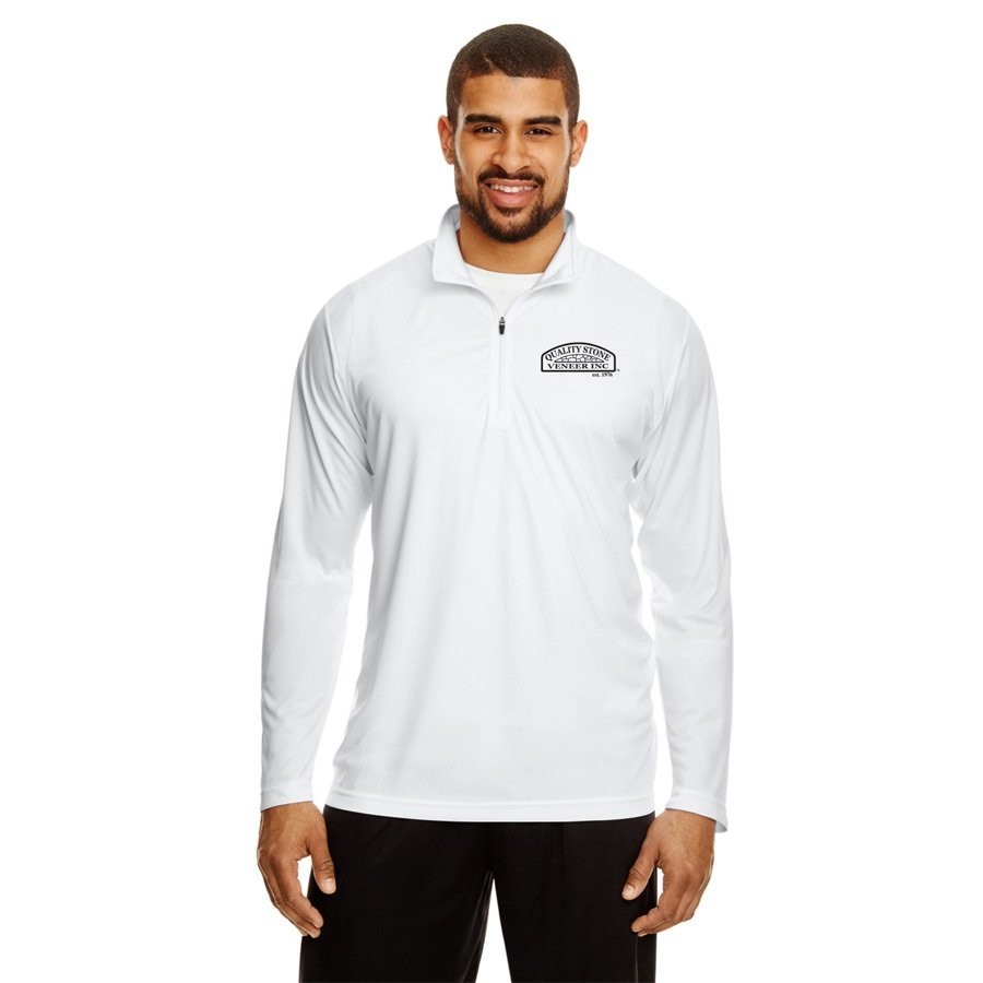 Quality Stone Veneer Inc Men's Zone Performance Quarter-Zip
