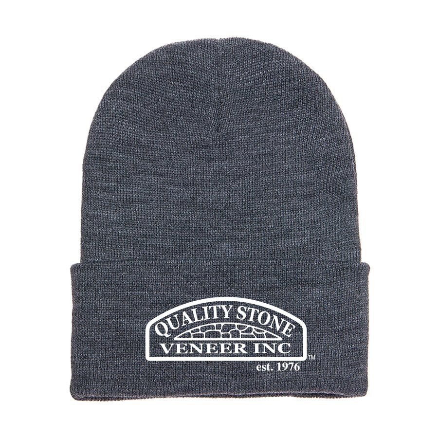 Quality Stone Veneer Inc Adult Cuffed Knit Beanie