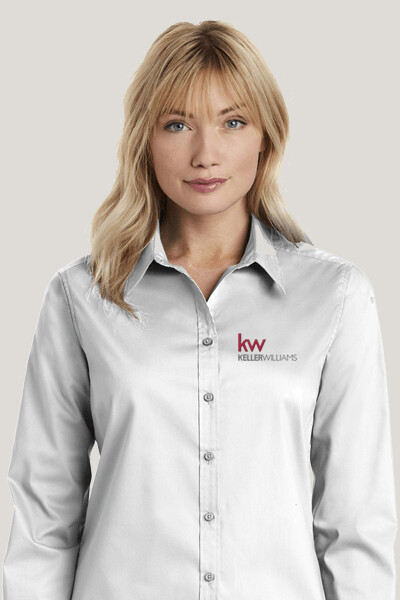 Keller Williams Ladies Stretch Poplin Shirt