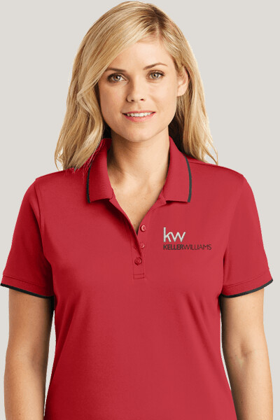 Keller Williams Ladies Dry Zone® UV Micro-Mesh Tipped Polo