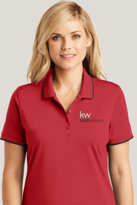 Keller Williams Ladies Dry Zone® UV Micro-Mesh Tipped Polo