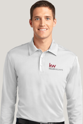 Keller Williams Silk Touch™ Performance Long Sleeve Polo