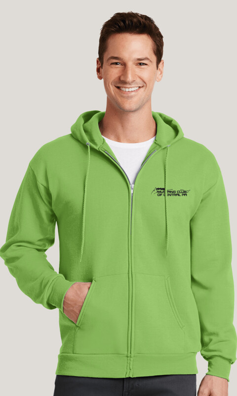 Mustang Club of PA Core Fleece Full-Zip Hooded Sweatshirt