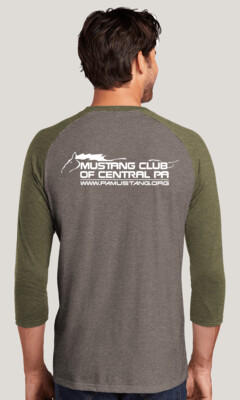 Mustang Club of PA Perfect Tri ® 3/4-Sleeve Raglan