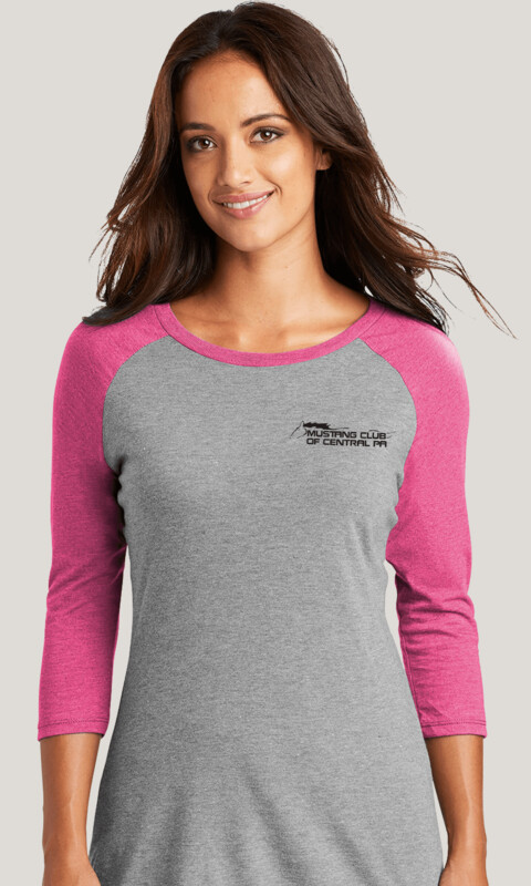 Mustang Club of PA Women’s Perfect Tri ® 3/4-Sleeve Raglan