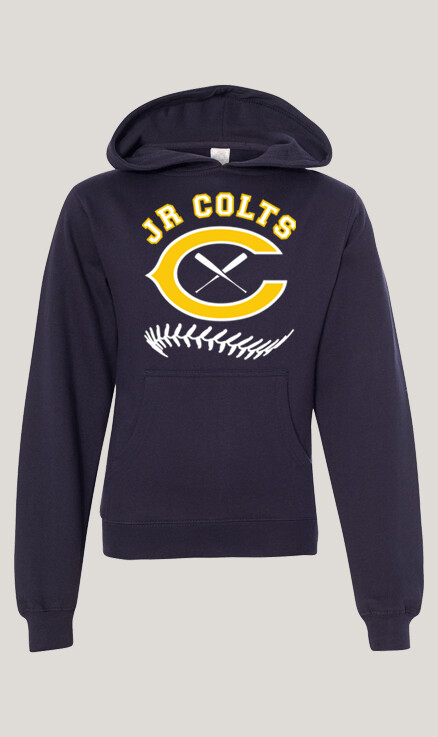 Cedar Cliff Jr Colts YOUTH Midweight Hooded Pullover Sweatshirt