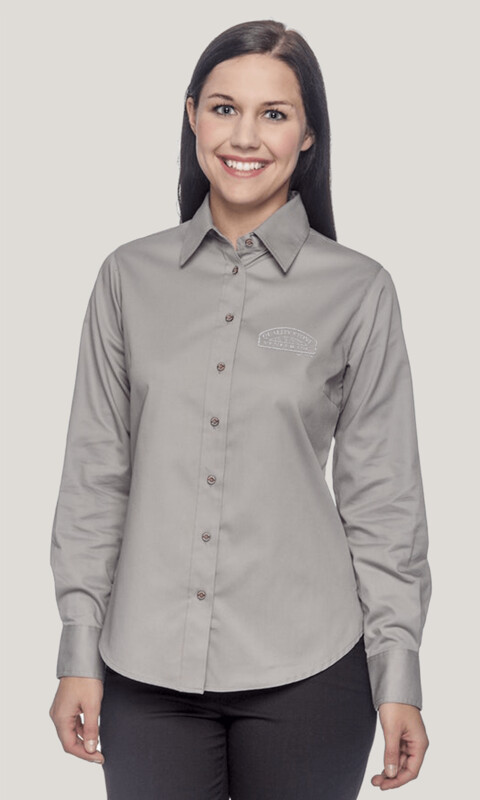 Quality Stone Veneer Inc Ladies' Easy Blend™ Long-Sleeve Twill Shirt with Stain-Release Quality Stone Veneer Inc Ladies' Easy Blend™ Long-Sleeve Twill Shirt with Stain-Release