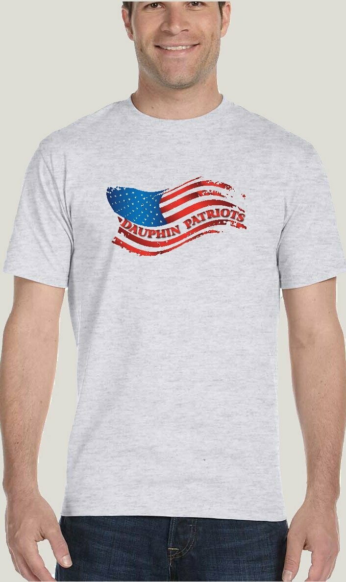 Dauphin Patriots Comfortsoft Cotton T-Shirt (Ash)