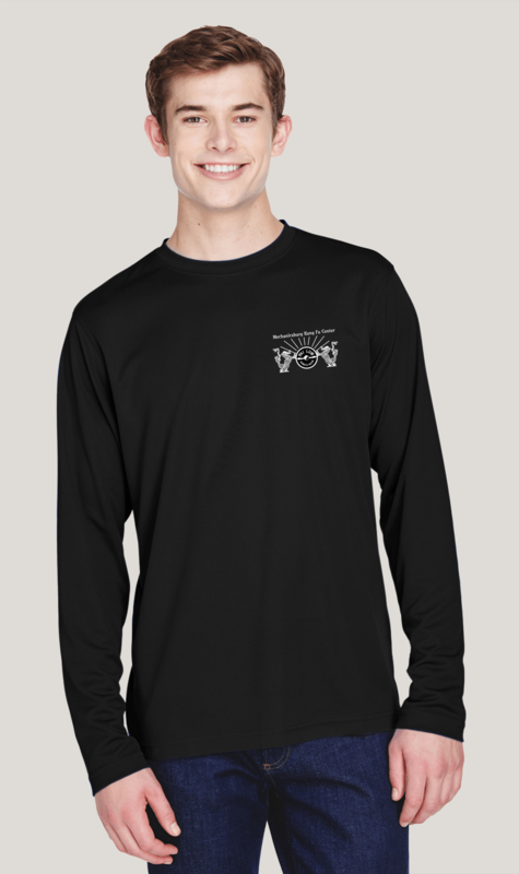 Mechanicsburg Kung Fu Center Agility Performance Long-Sleeve Piqué Crewneck