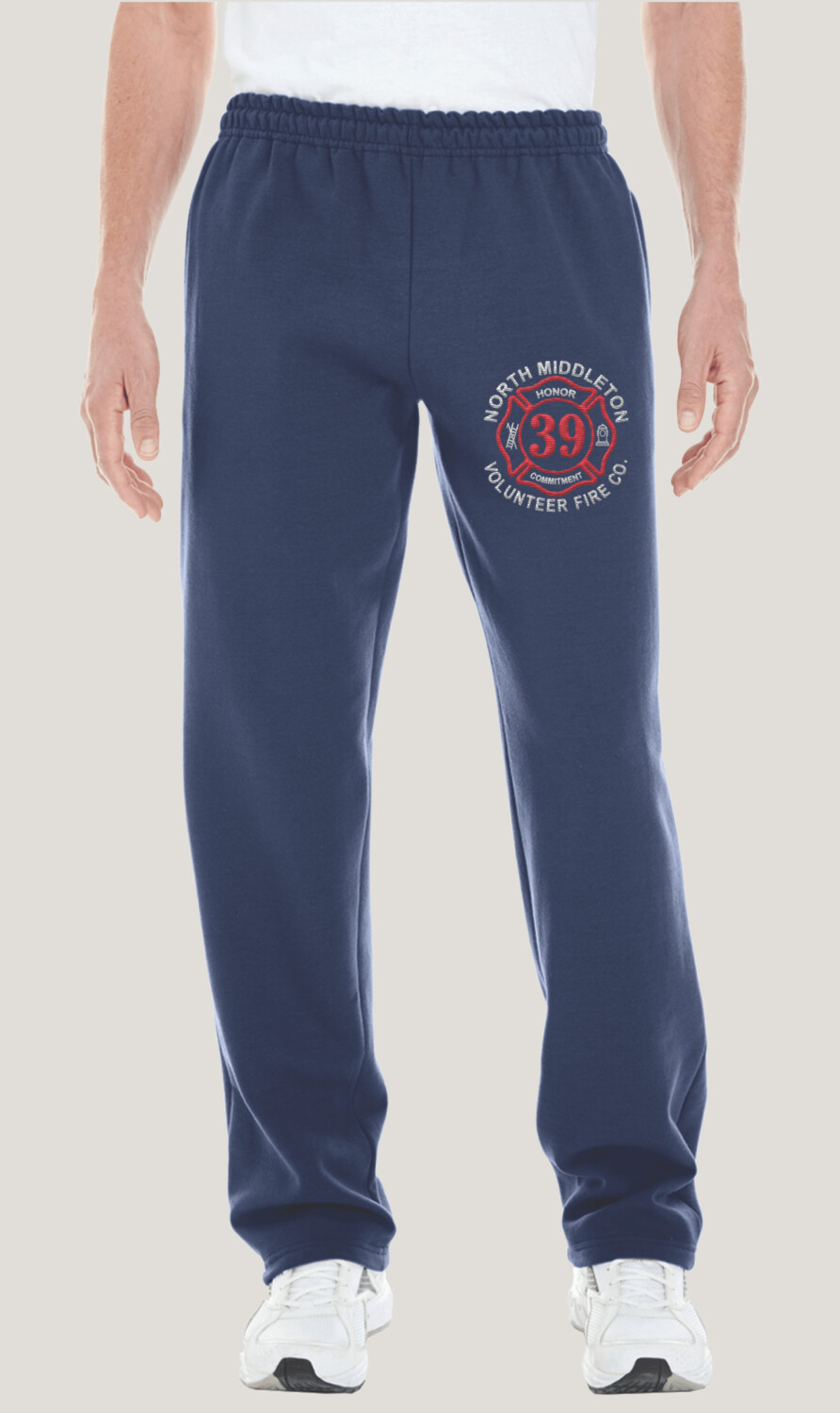 North Middleton Fire Company Open-Bottom Sweatpants with Pockets