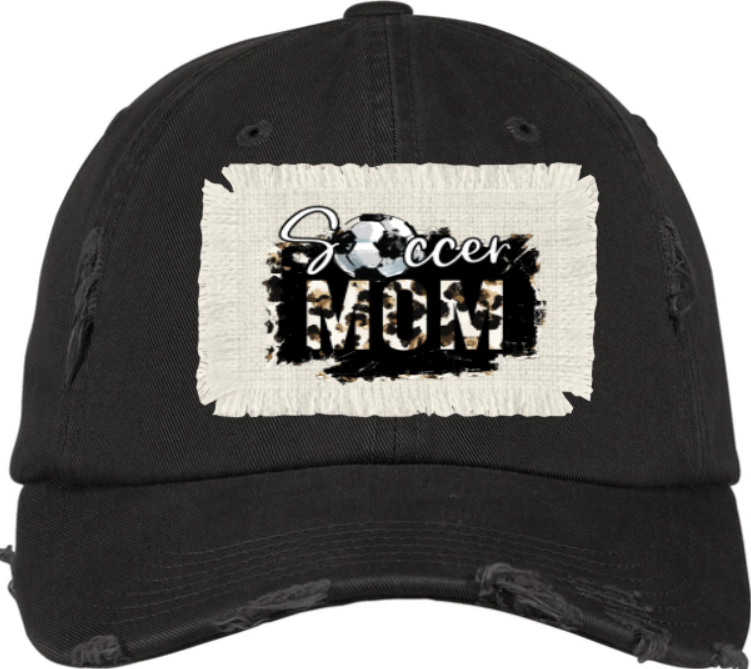 Soccer Mom Raggy Patch Hat