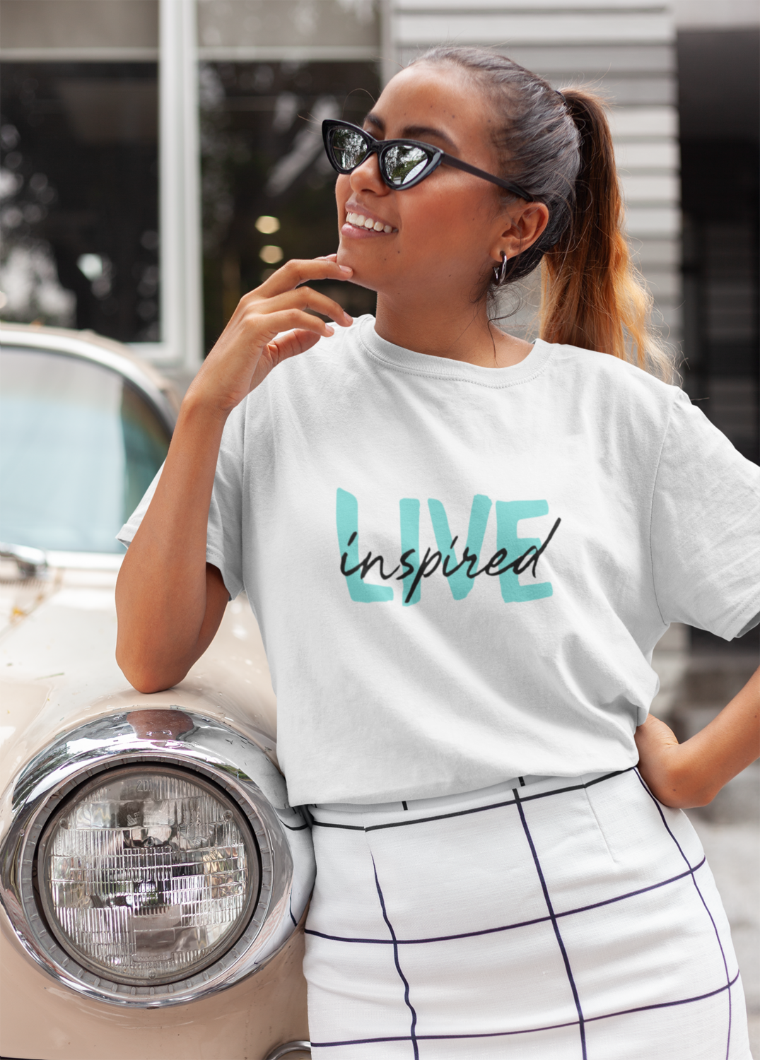 Live Inspired Unisex Fit Cotton Tee