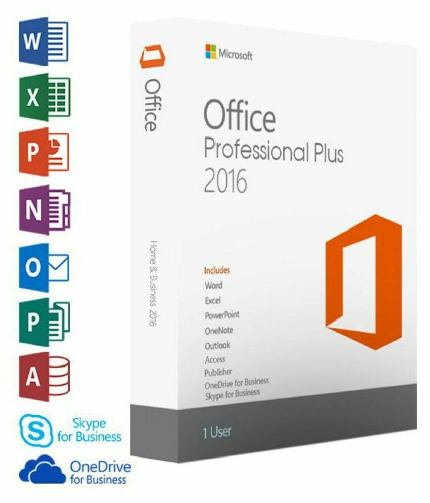 MICROSOFT OFFICE 2016 PROFESSIONAL PLUS KEY FOR 32/64 (INSTANT DELIVERY)