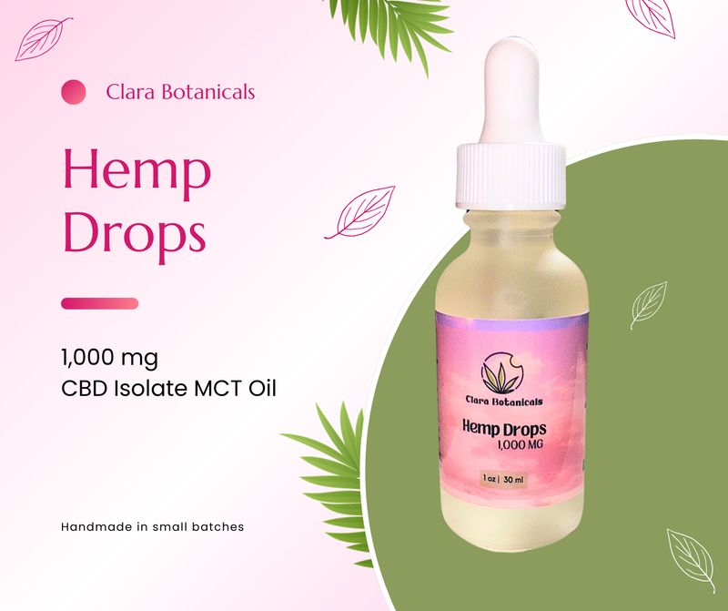 Hemp Extract Tincture Drops