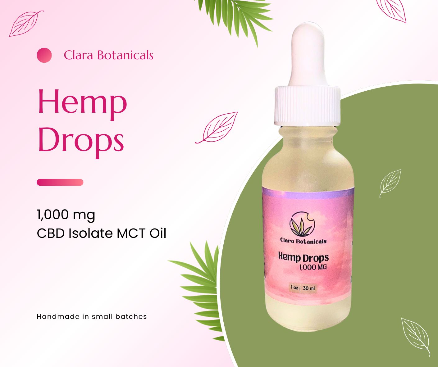 Hemp Extract Tincture Drops