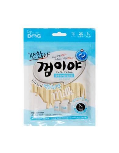 【 狗癮零食 】韓國오션 寵物潔牙骨(牛奶口味）除臭 磨牙 貓狗零食 貓狗餅乾  寵物零食點心