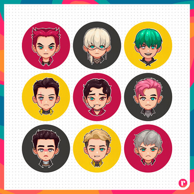EXO Obsession 1.75” Button Pins