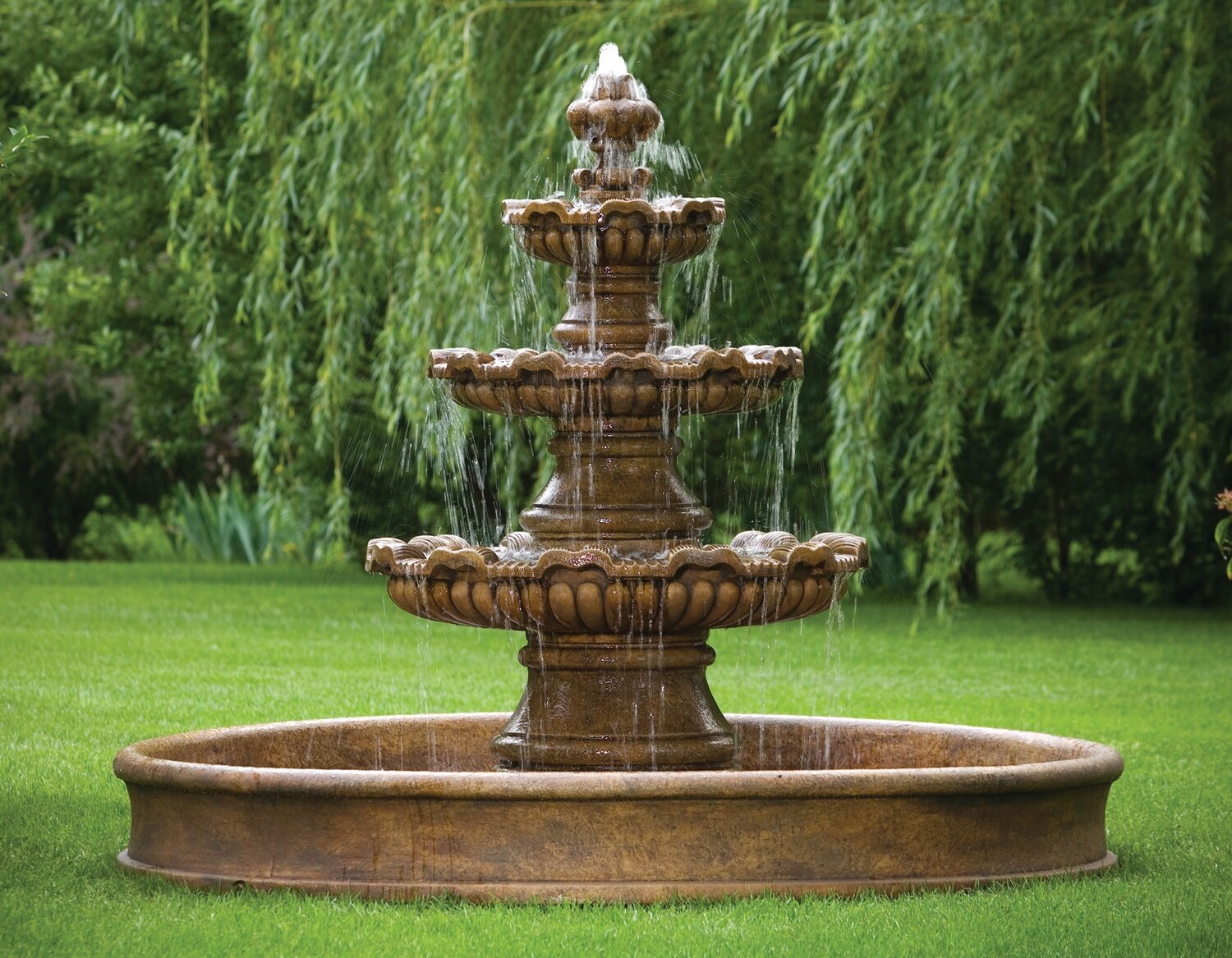 75&quot; Three Tier Renault Fountain On 8&#39; Pool