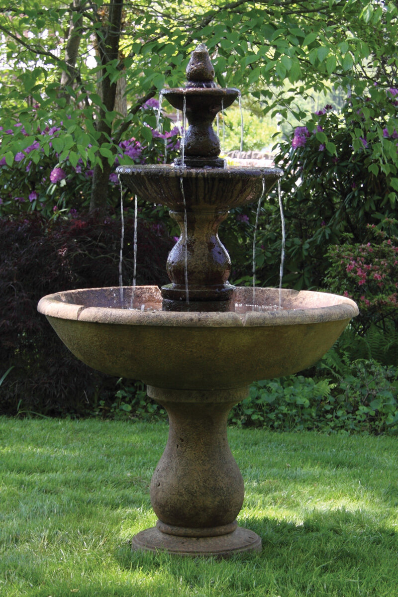 Three Tier Boca Round Fountain