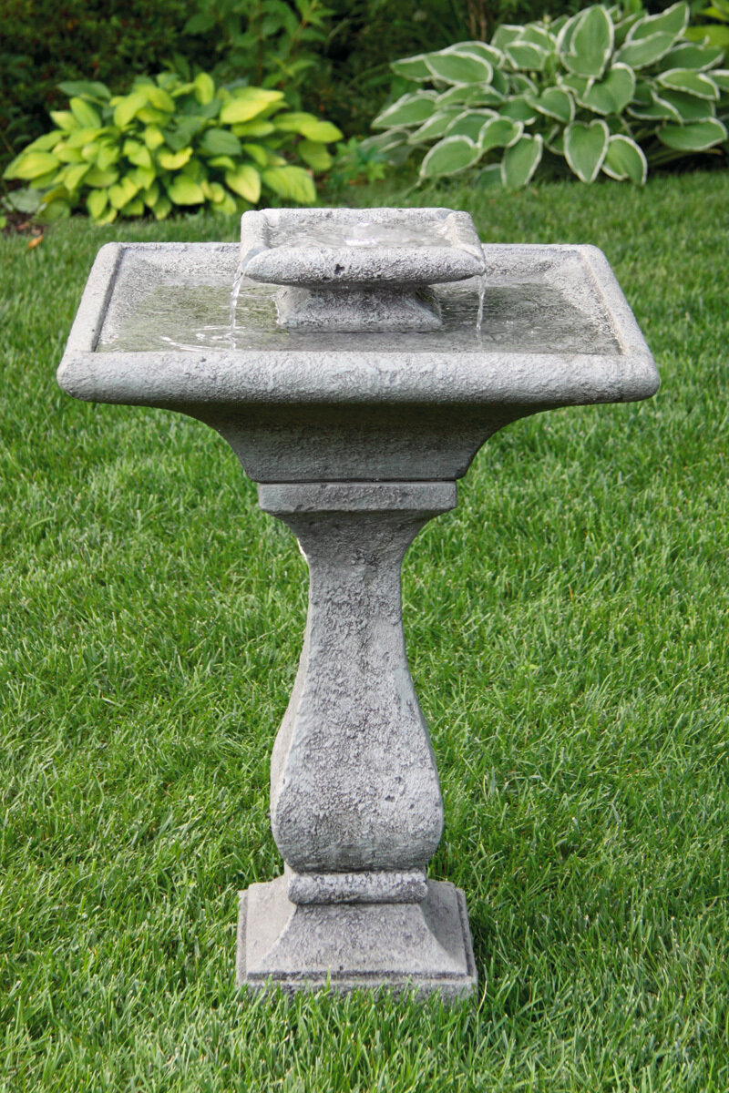 Two Tier Chelsea Glow Square Fountain (Light Up)