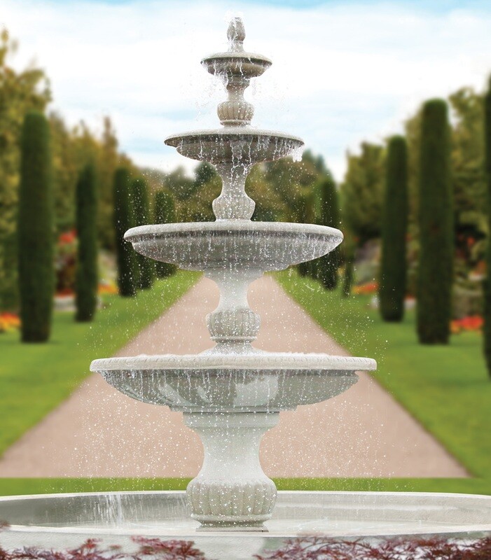 186" Four Tier Savona Fountain (No Pool)