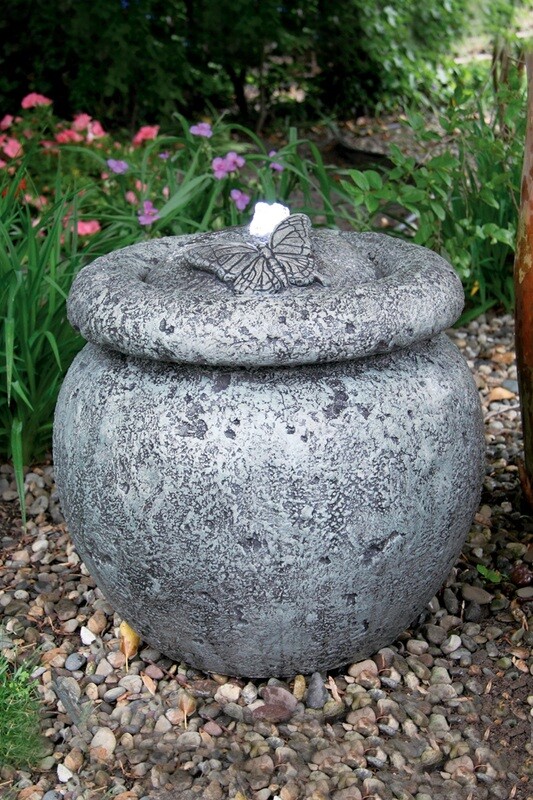 18" Round Azusa Butterfly Fountain