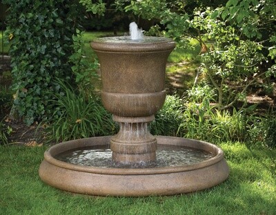 32&quot; Cento Urn On Classic Pool Fountain