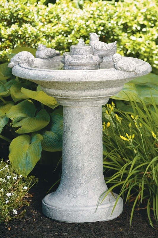 35" Birds Of A Feather Fountain