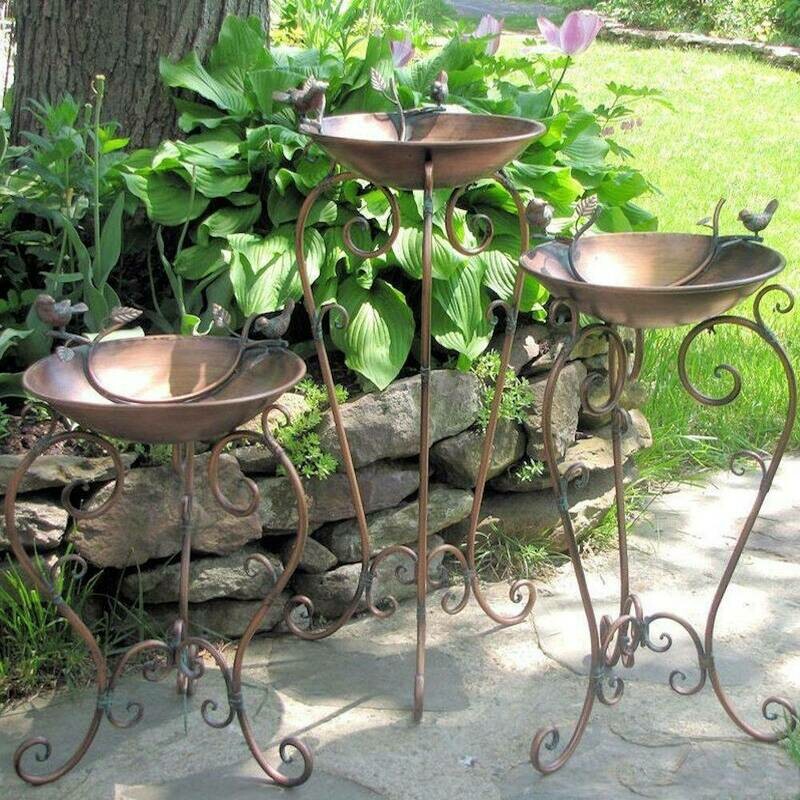 Copper Bird Bath
