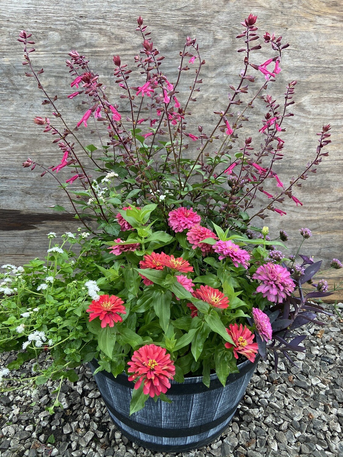 Summer Into Fall Custom Planter, Color Combo: Combo #1