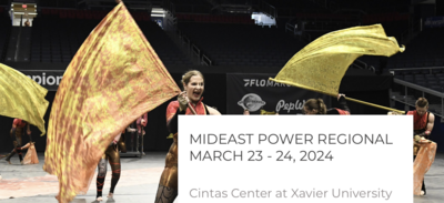 Mideast WGI Power Regional (Cincinnati, Varsity Only) Trip Fee - DUE 3/15