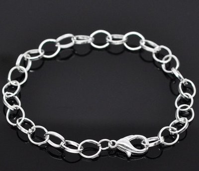 Bracelet Chain with Clasp, 20cm