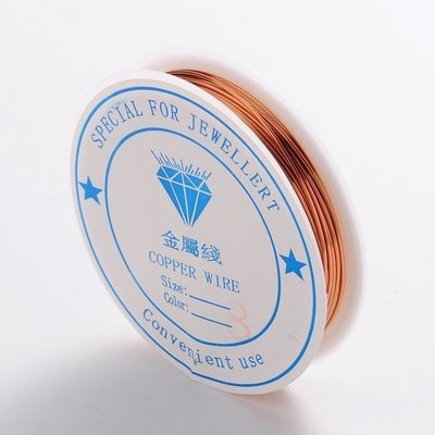 Rose Gold Wire, 0.8mm, 3m