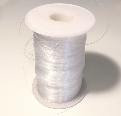 5m x Clear Nylon Cord, .4mm
