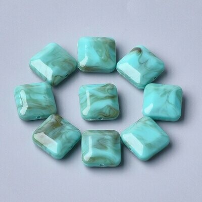 Marbled Acrylic Beads